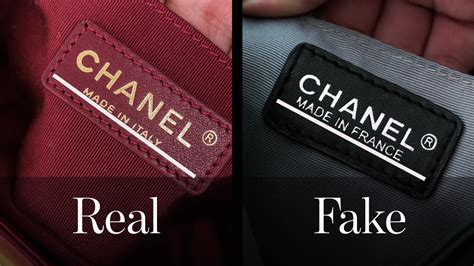 chanel fake and real